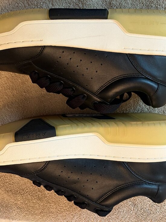 AMIRI  Streetwear Black Leather Stadium Low Sneakers, size 40 main image 5